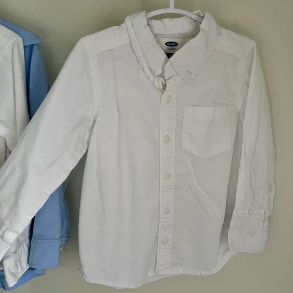 Old Navy Other - Set of 3 Boys 3T Crisp White Collared Shirts